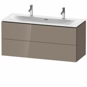 LC630908686 Тумбочка подвесная L-Cube #LC6309 1220 x 481 мм Капучино глянцевый лак