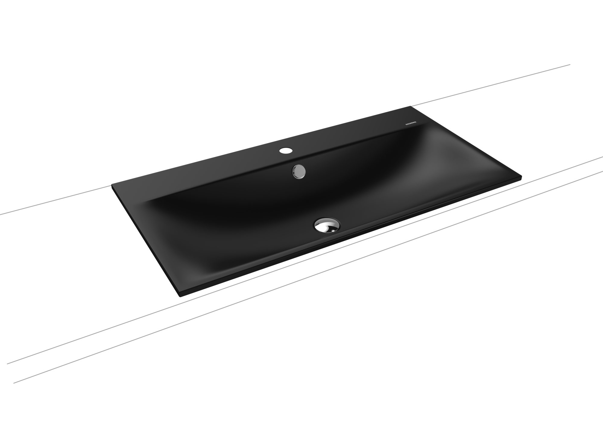 Умывальник KALDEWEI Сталь эмалированная 3038 282 холодный серый 90 30383319282