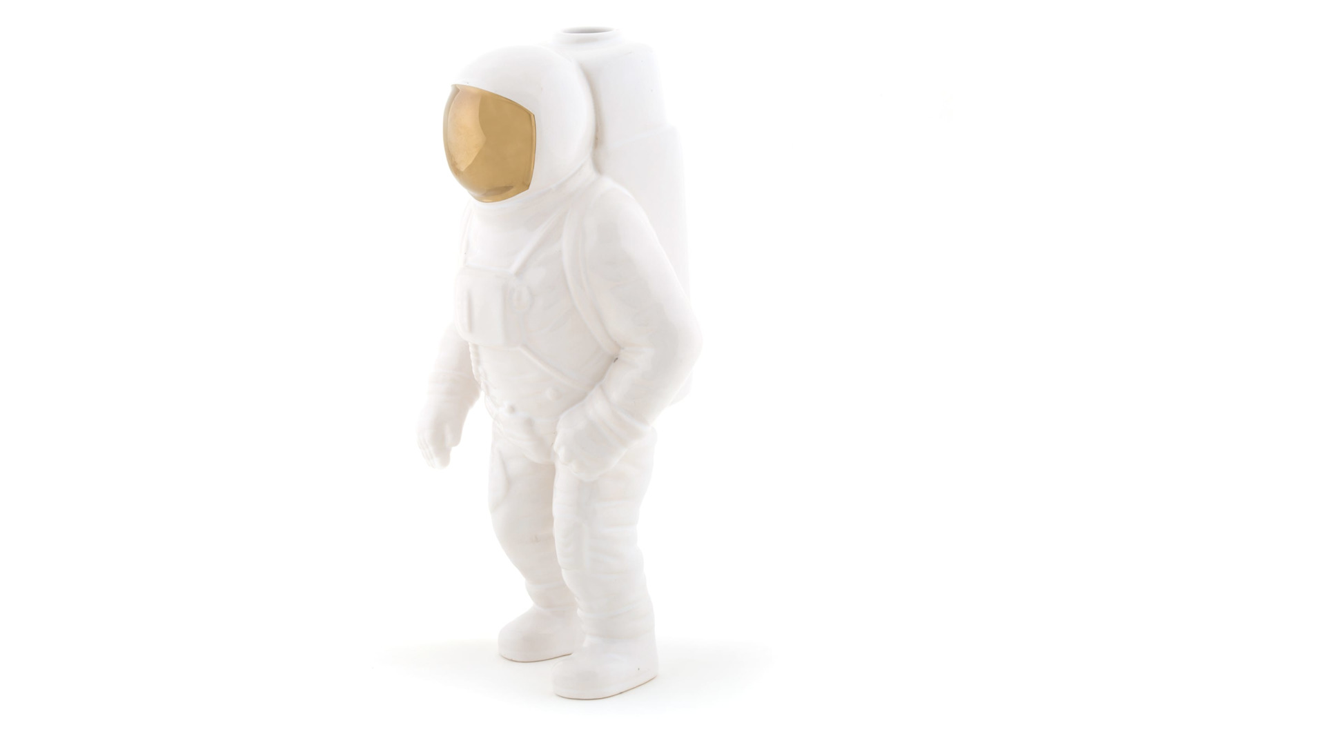 10647372 Seletti Ваза Seletti "Космос.Космонавт" 28см (белая) Фарфор  - Вид №3