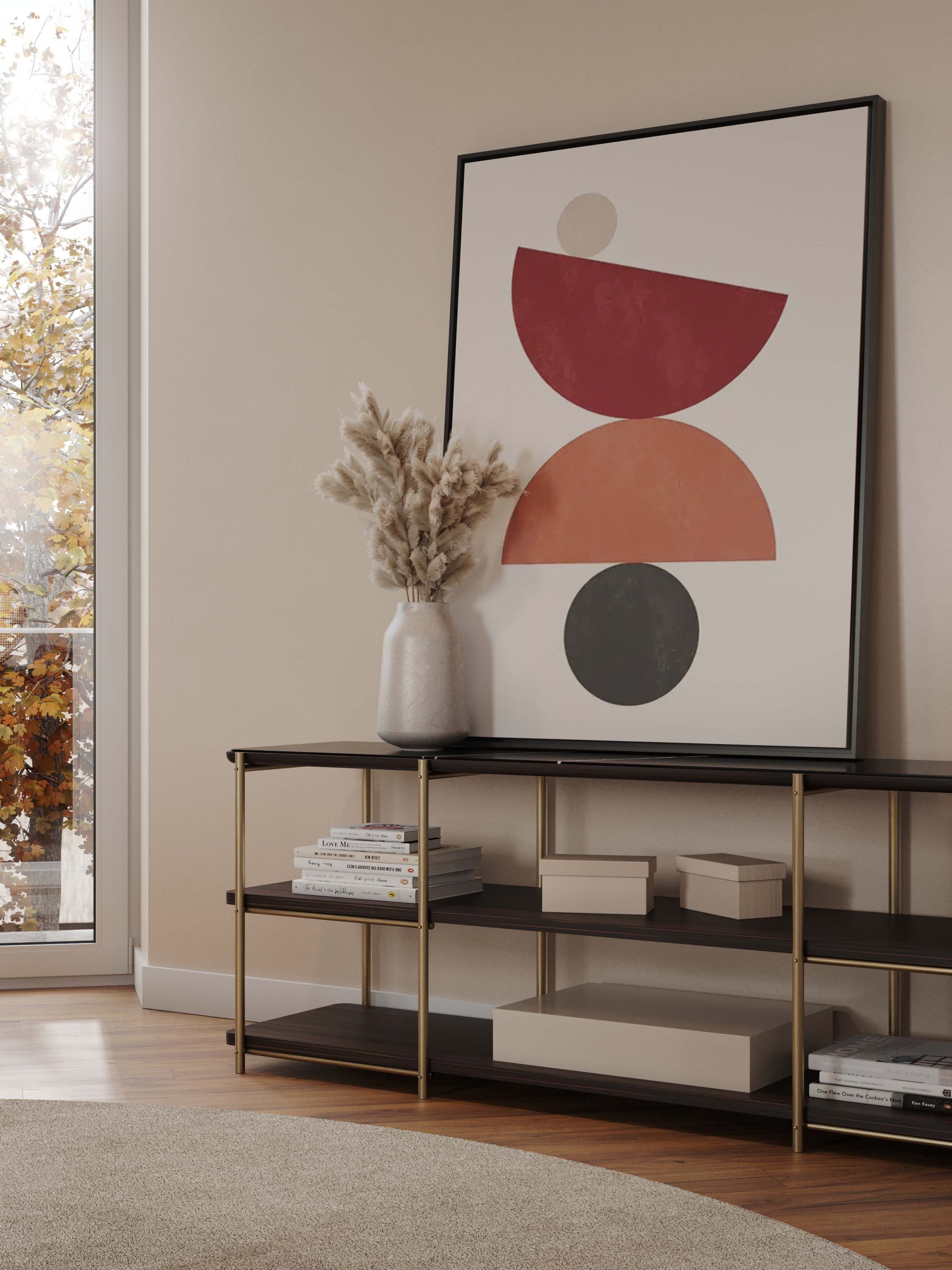 Прямоугольная консоль с бронзовыми и мраморными столешницами Stylish Club His &amp ARCH-00108194 - Вид №9