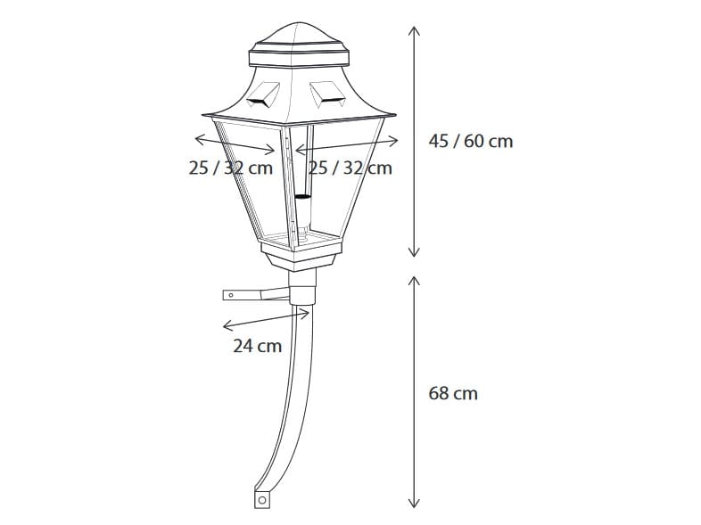 Латунь открытый настенный светильник Authentage Lighting Gracieuze ARCH-00122437 - Вид №2