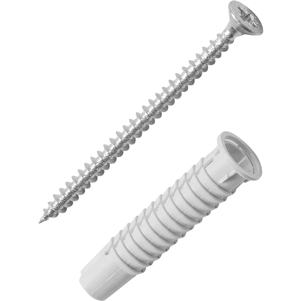 Дюбель потайной STANDERS PDU N 8×40 мм с шурупом 5×60 мм (200 шт) 83387798 STLM-0040737
