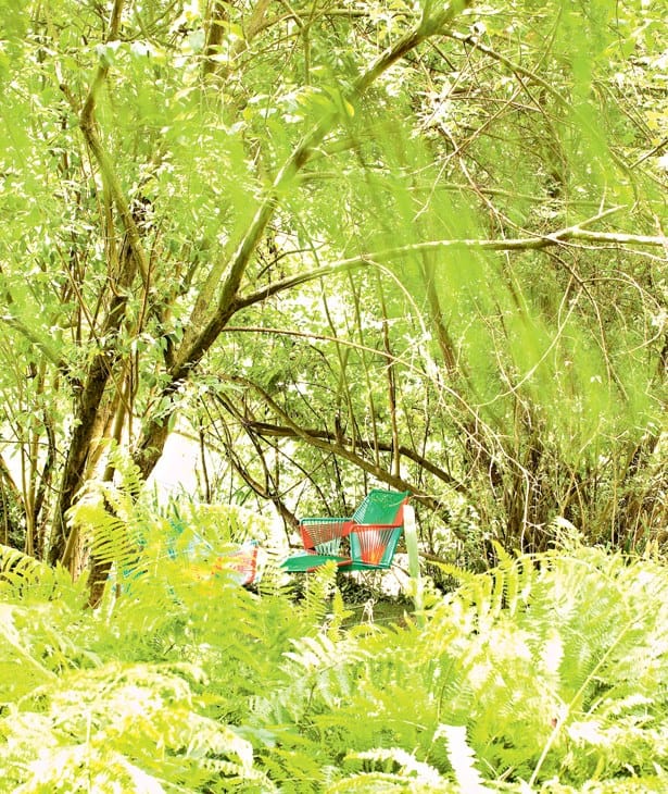 Кресло с подлокотниками из плетеной инженерно-полимерной проволоки MOROSO Tropicalia ARCH-00022750 - Вид №4