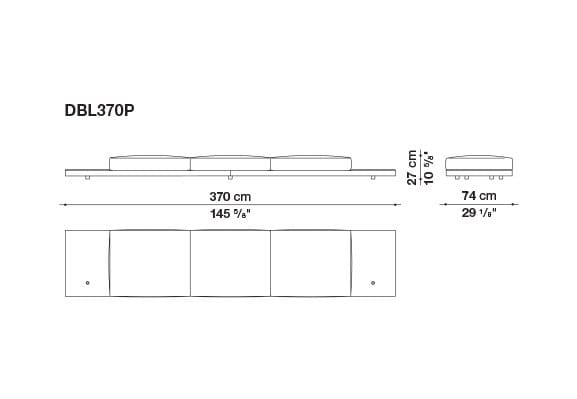 Кожаный диван B&B Italia док ARCH-00106863 - Вид №12