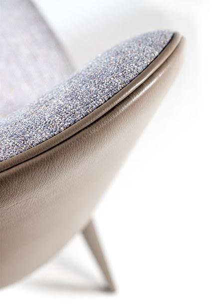 Reflex Мягкое кресло из кожи и ткани Ludwig sun-id-1507846 - Вид №1