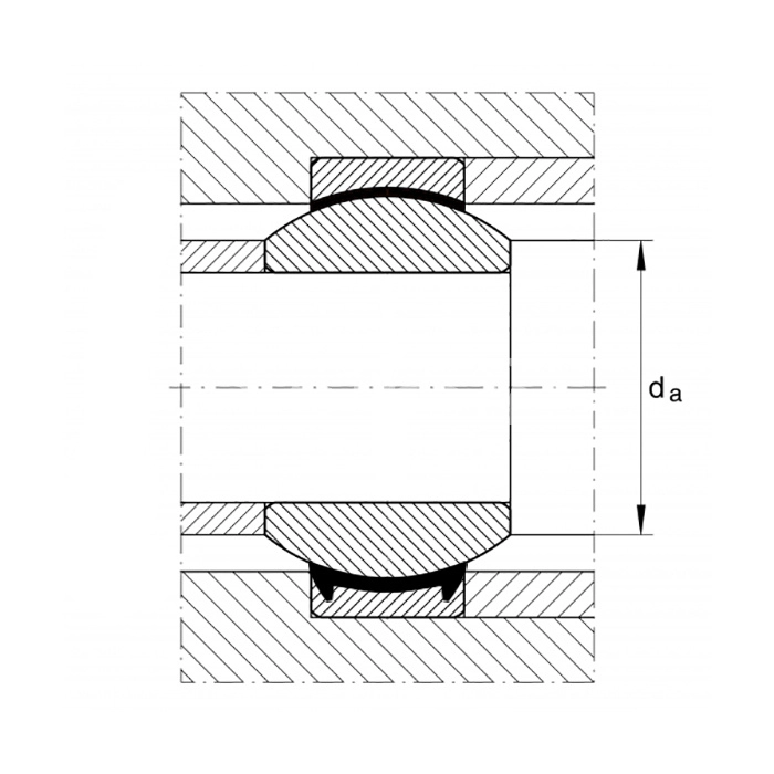 IS1784 Подшипник GEG12 C ISKRA  - Вид №2
