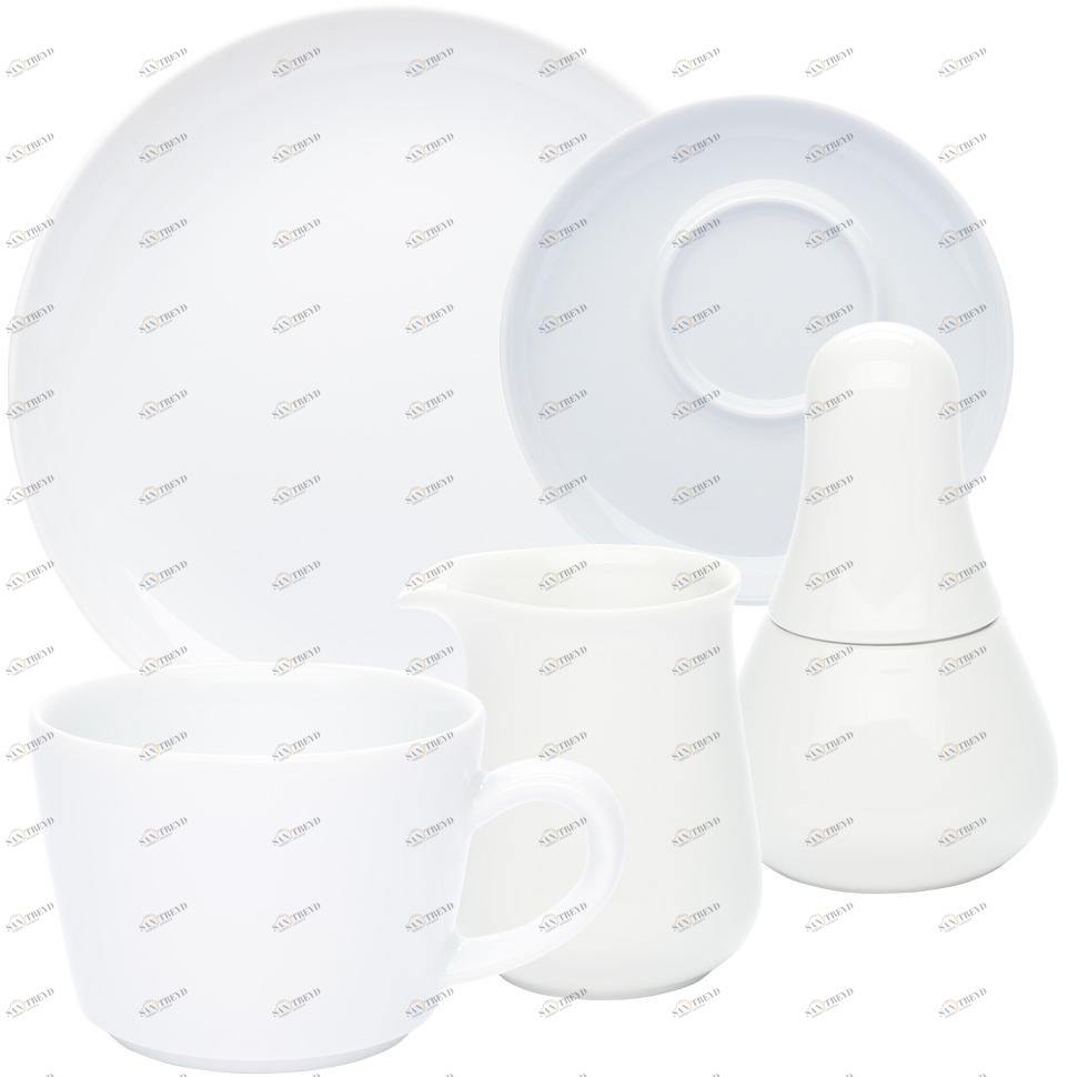 CUSTOMSET-FS002 Пять чувств, белый кофейный сервиз Kahla-porzellan 