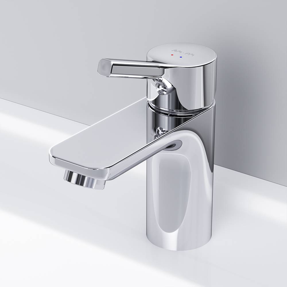 F85B02100 смеситель для умывальника излив 100 мм хром шт AM.PM X-Joy S  - Вид №3