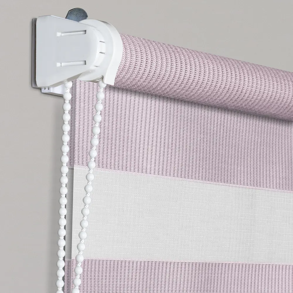 Рулонная штора день-ночь MIAMOZA Петер 100x160 см сиреневая 89411367 STLM-1567606 - Вид №1