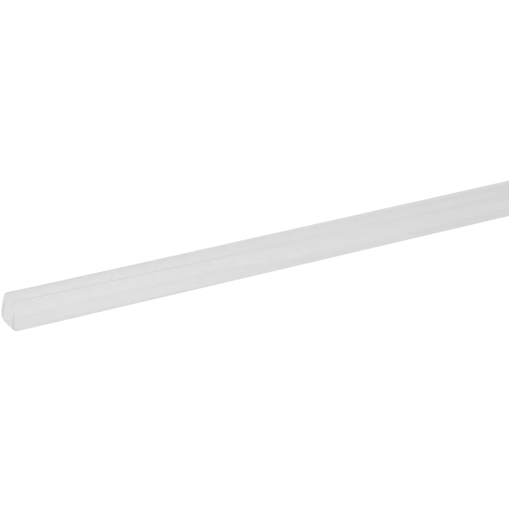 Профиль торцевой П-образный для стеновой панели 60x0.4 см пластик цвет прозрачный Santreyd STLM-2051035 - Вид №1