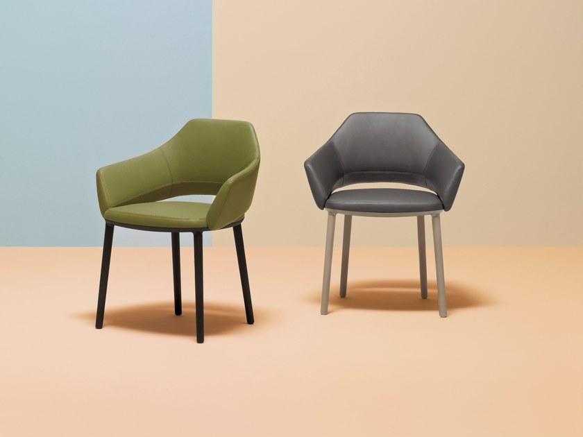 Pedrali Стул с обивкой и подлокотниками Vic 645 - Вид №7