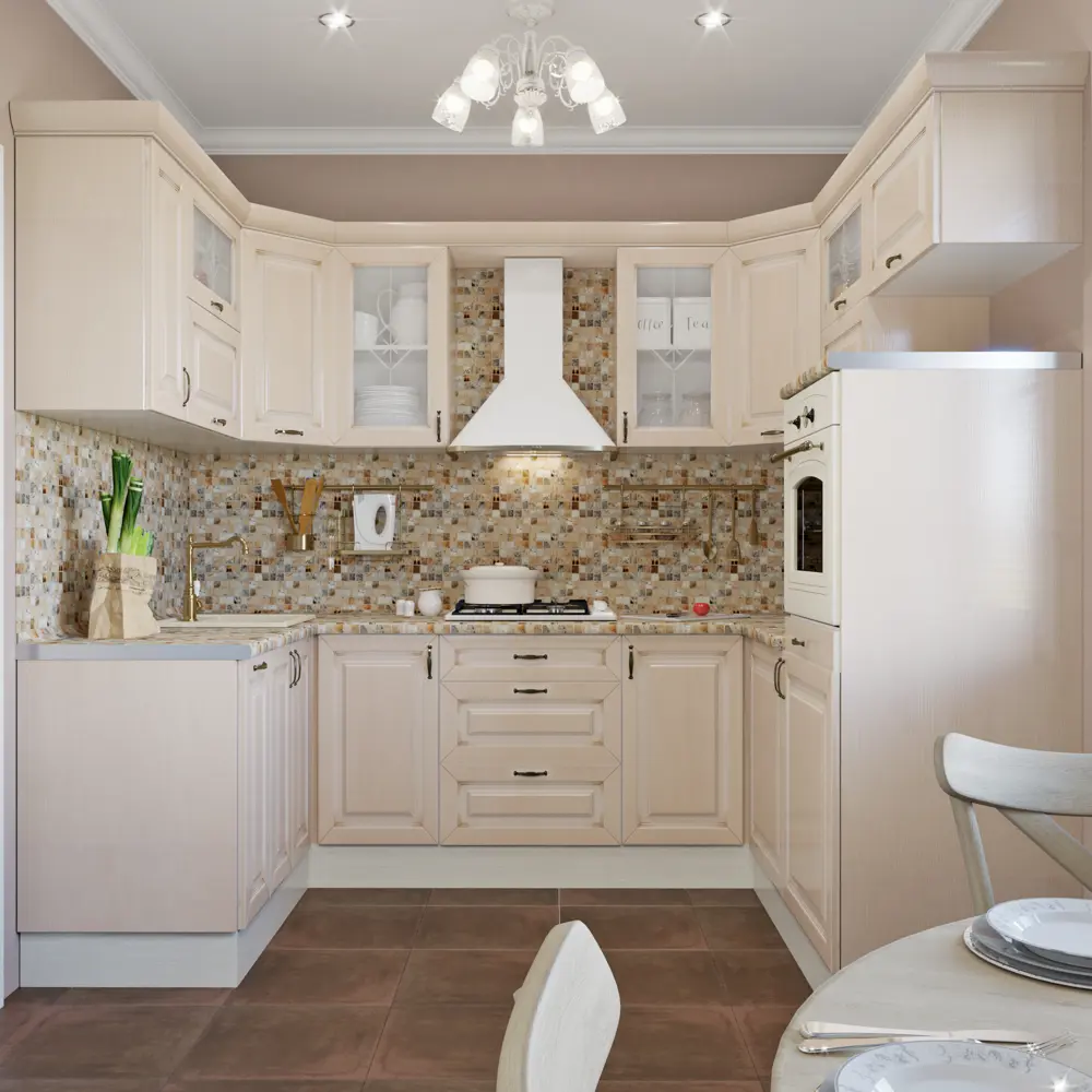 Витрина для шкафа Delinia «Ницца» 60x35 см, МДФ, цвет светлый ясень STLM-2050831 - Вид №2