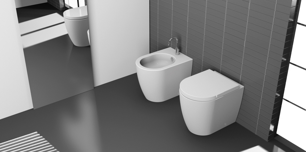 SMVASR Приставной унитаз напольный Белый Ceramica Cielo SMILE Италия - Вид №2