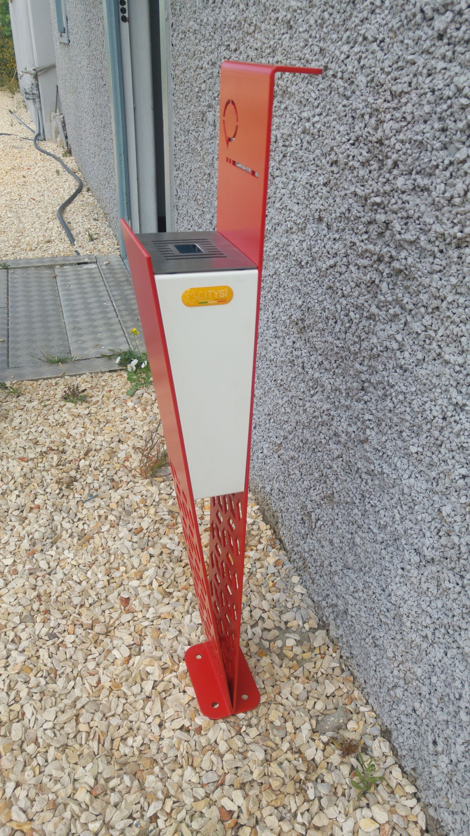 Металлическая напольная пепельница для общественных мест CITYSì GLAX ARCH-00132045 - Вид №9