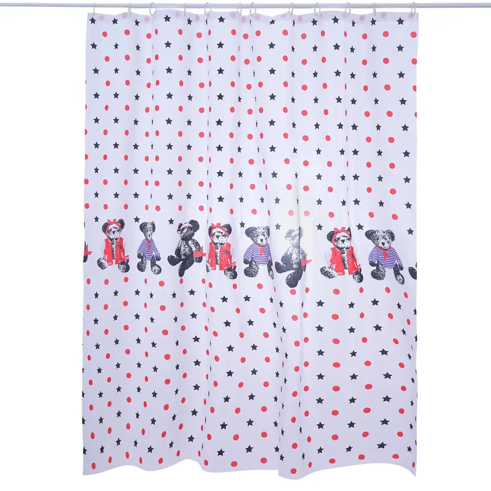 Штора для ванной комнаты «Vidage Ami d'enfance» 180х200 см цвет белый Без серии STLM-2209441