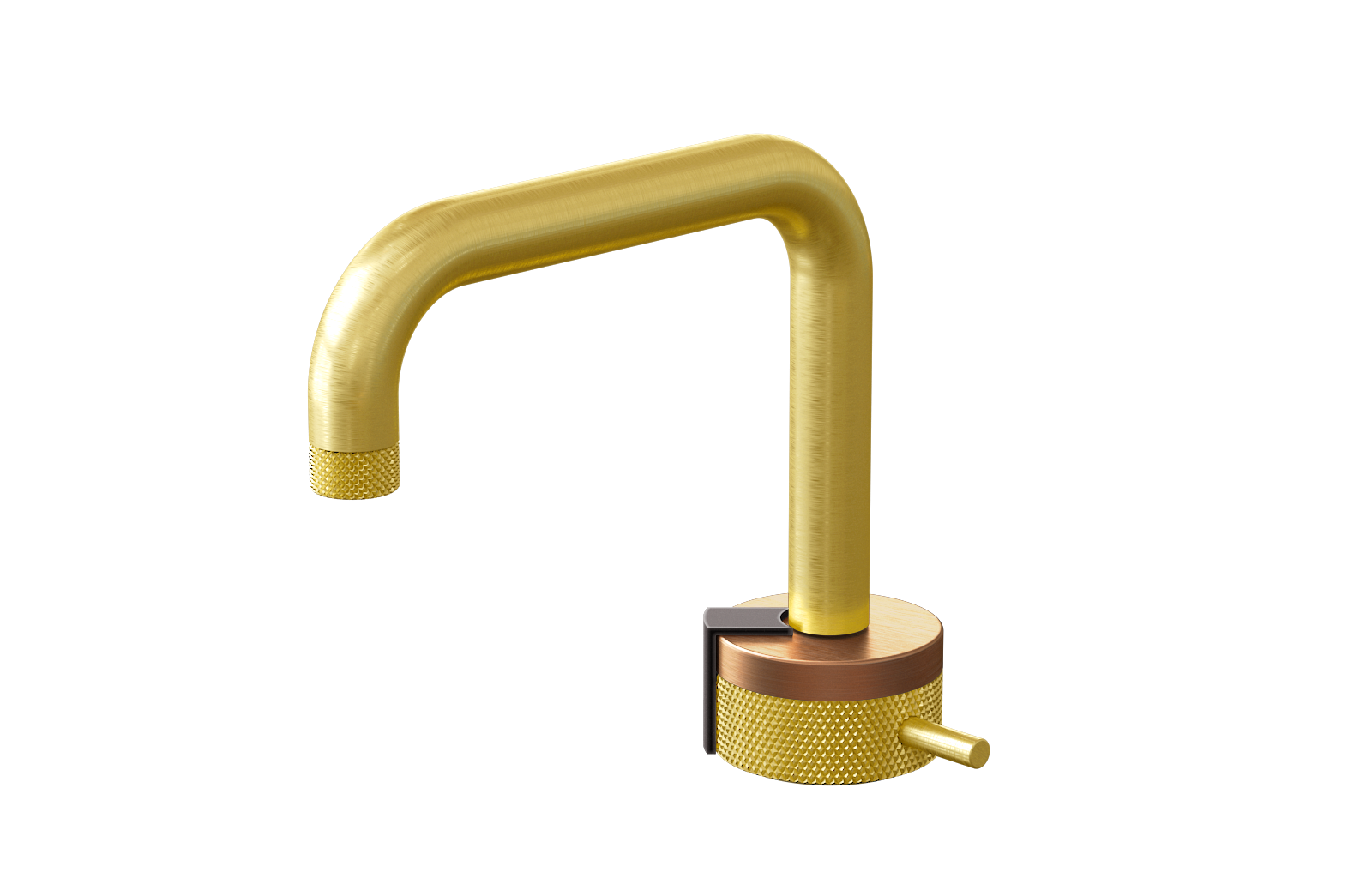 E-11500-R1BRG-L2GM-BB Однорычажный прогрессивный смеситель для раковины - излив 15,3см GRAFF MOD+