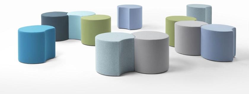 Marelli Круглый модульный пуф из ткани sun-id-1396992 - Вид №4