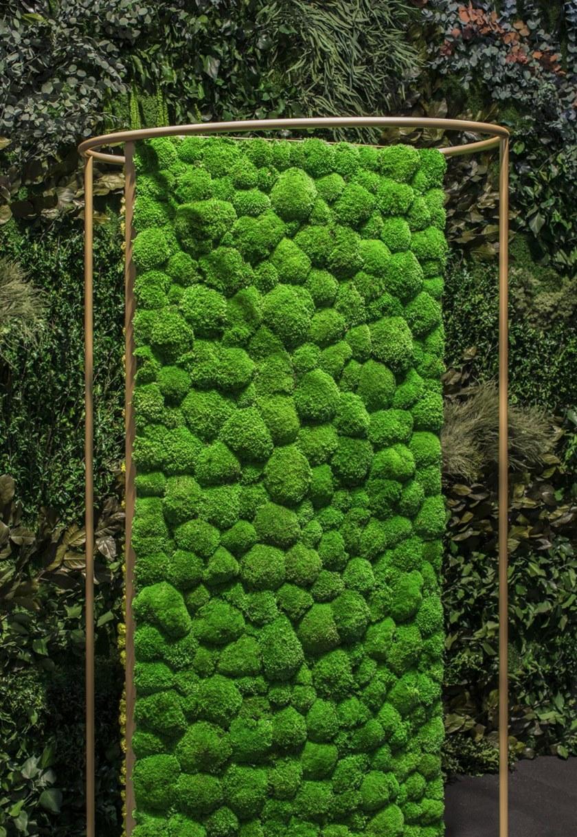 GREEN MOOD Отдельностоящая звукопоглощающая зеленая стена из стабилизированных растений G-line sun-id-1486599 - Вид №8