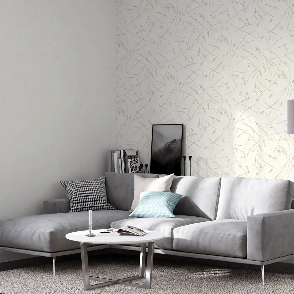 Обои флизелиновые Kreaforta Decobeton светло-бежевые 1.06 м KF72016-12 STLM-2060460 - Вид №4