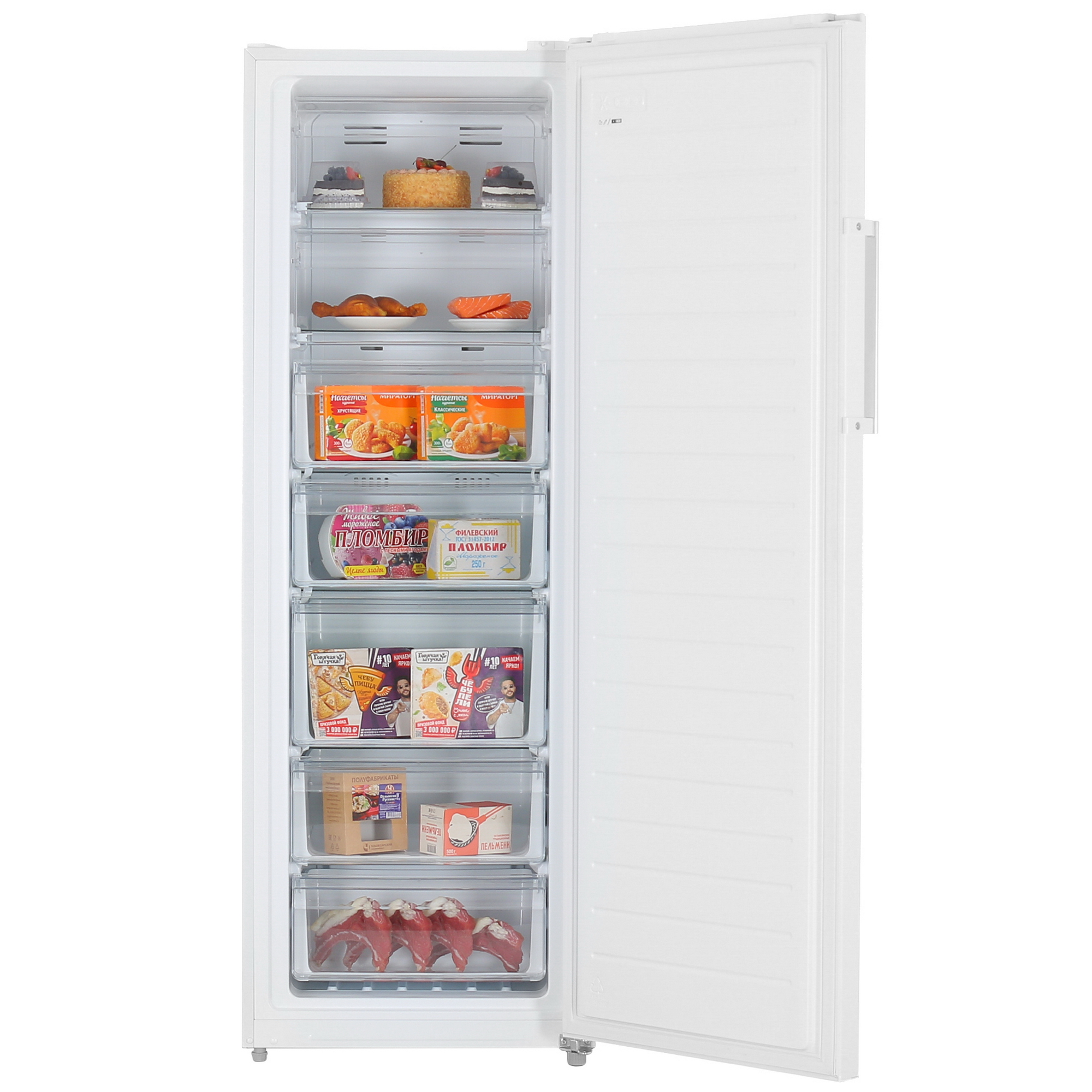 5408493 Морозильный шкаф  DEXP F4-23AMA белый STDN-0031520 - Вид №5