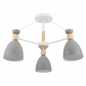 Потолочная люстра Freya Delia FR5033CL-03W серая FREYA DELIA 280001 Серый