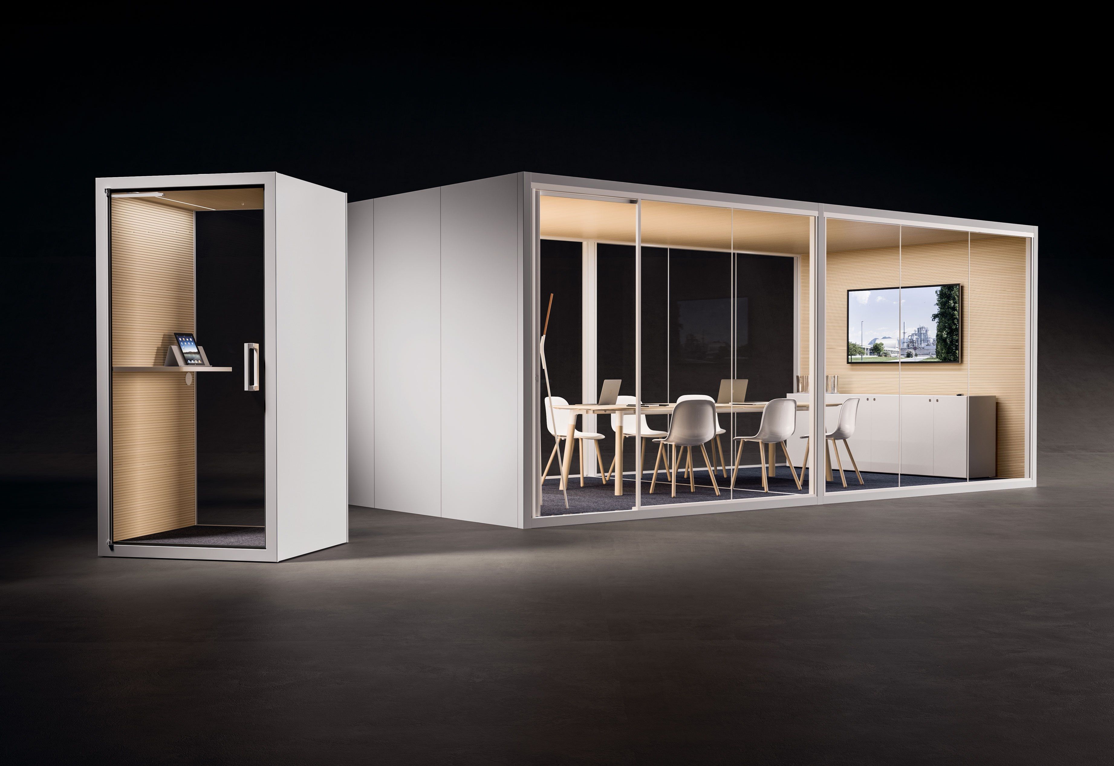 Одноместный акустическая офисная кабина FANTONI акустическая комната ARCH-00015427 - Вид №2