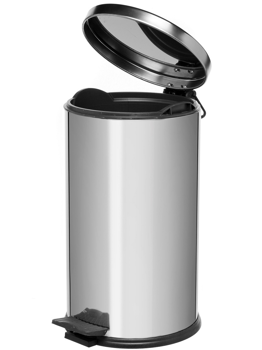 Вёдра с педалью и крышкой Antila Soft Close 16L Chrome NAVAKO 11089 - Вид №1