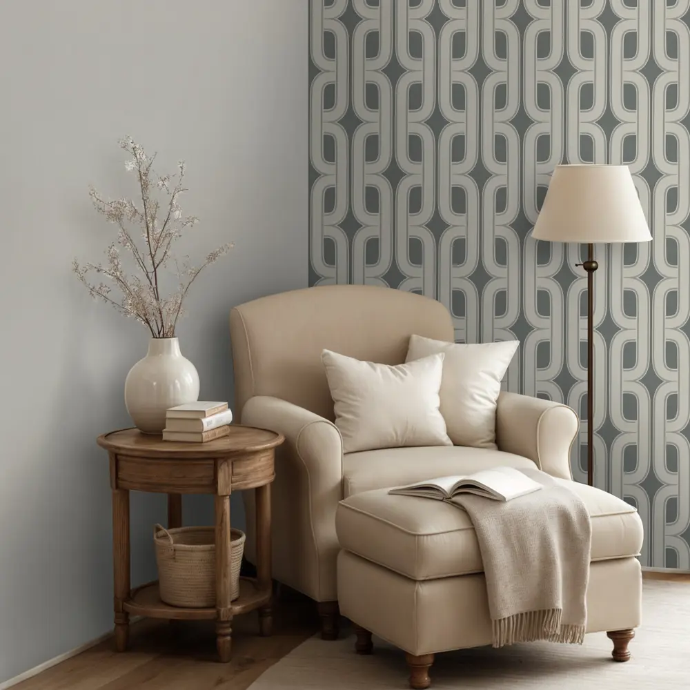 Обои флизелиновые Euro Decor Mansory серые 1.06 м ED7298-11 89423723 STLM-2015093 - Вид №4