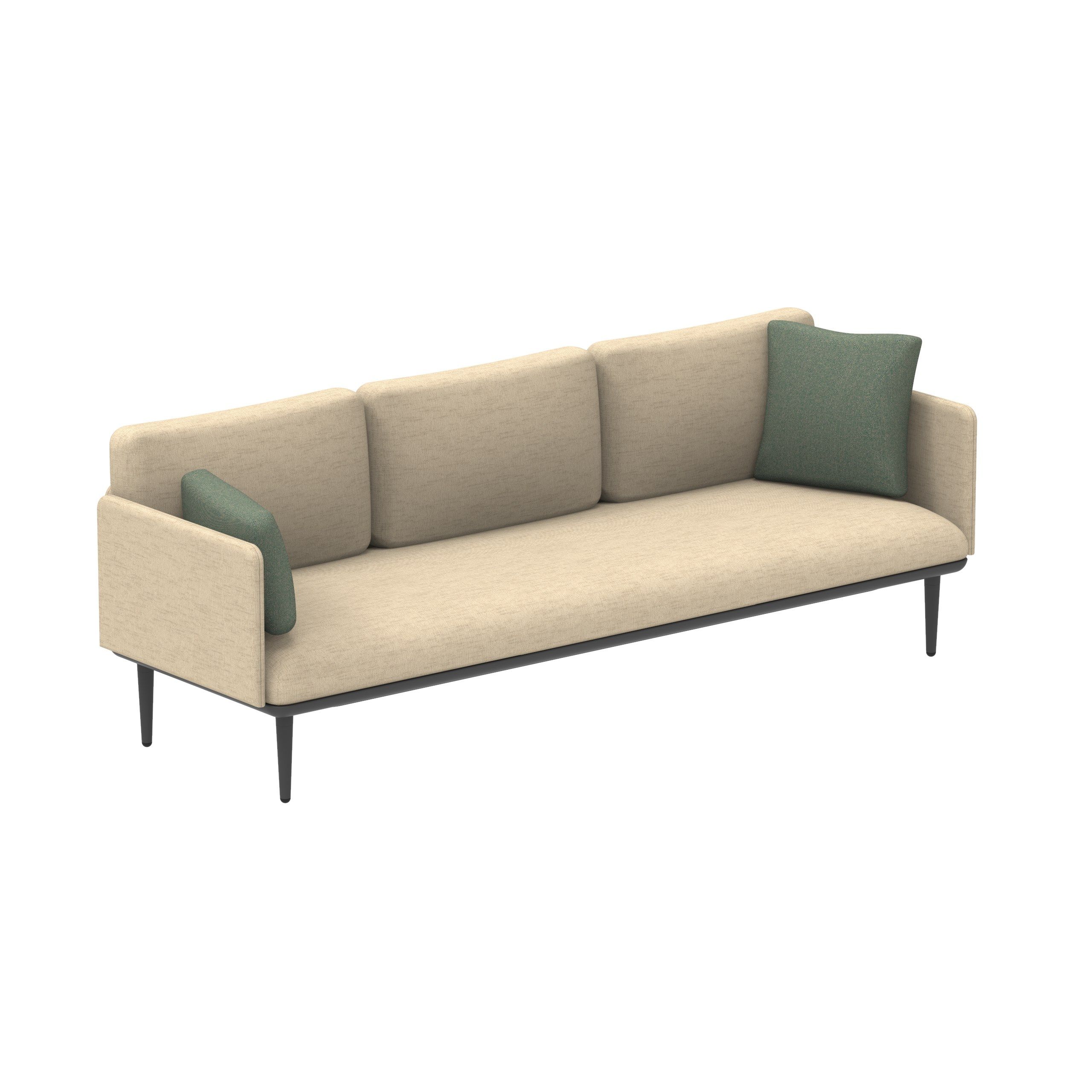 3-местный тканевый садовый диван Royal Botania Styletto Lounge ARCH-00020630 - Вид №2