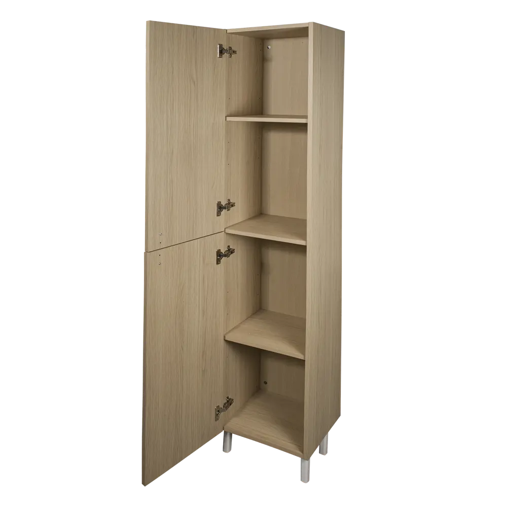 Пенал для ванной Sensea Easy напольный 186x35 см цвет дуб STLM-2206851 - Вид №1