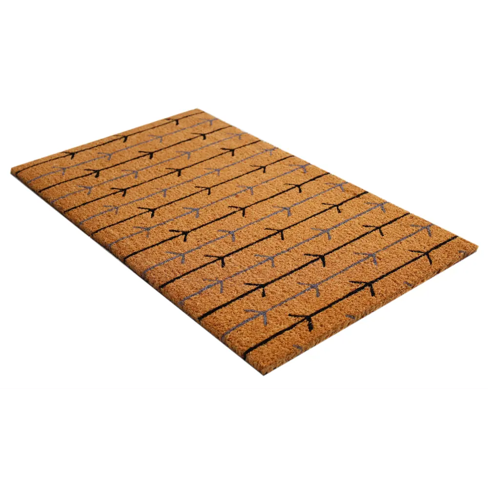 Коврик декоративный кокос Velcoc Kera Arrows 40x75 см цвет бежевый STLM-2149232 - Вид №2