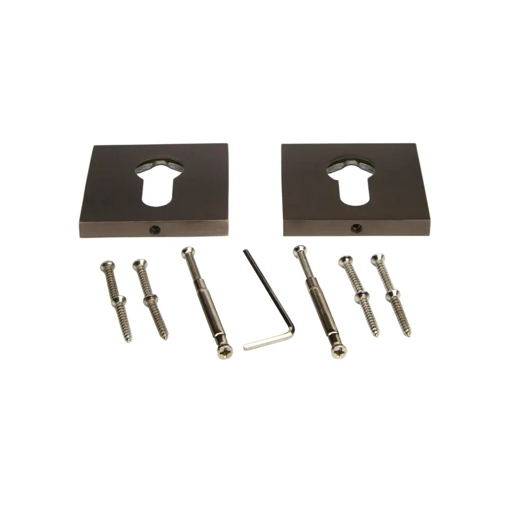 Накладка на замочную скважину KREAFORTA цвет графит 2 шт STLM-2161726 - Вид №2