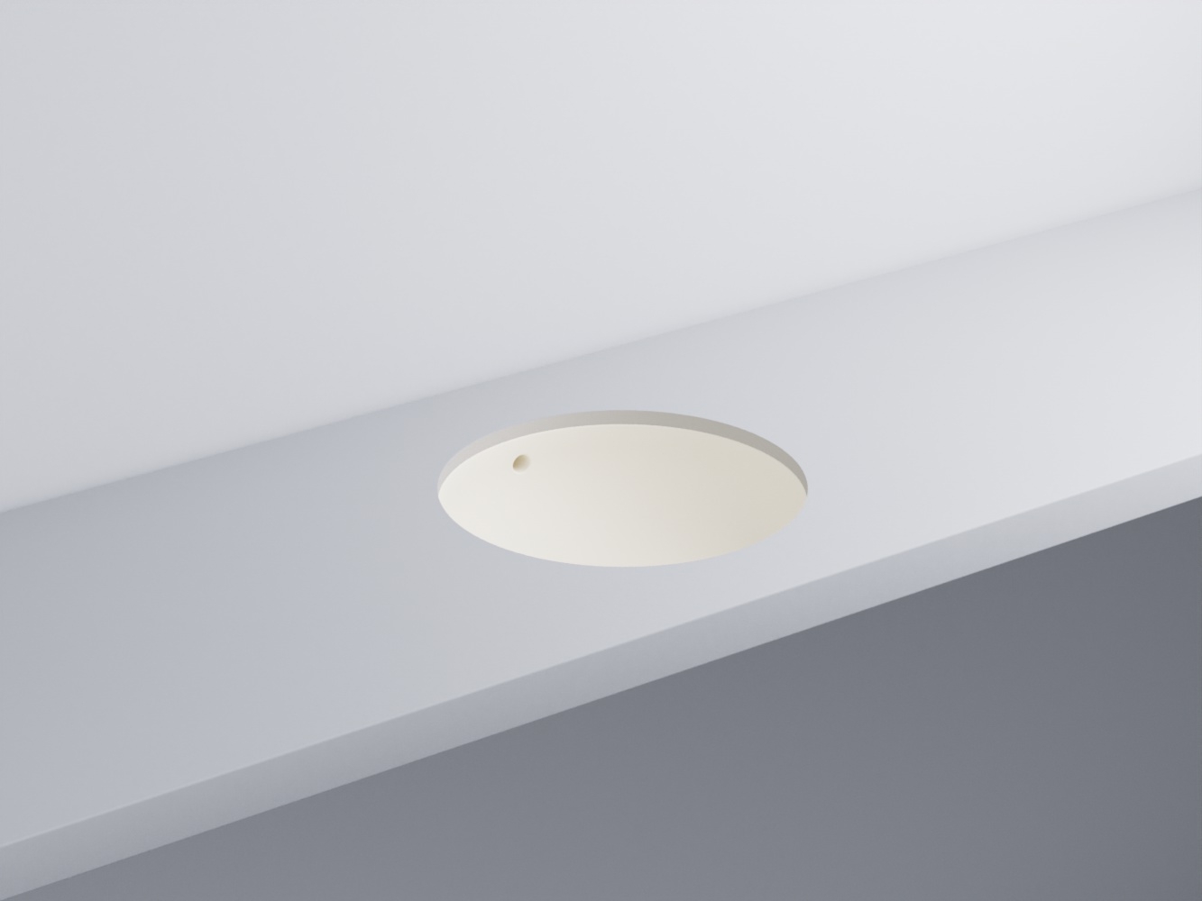 EJLASPT-TL Раковина Enjoy круглая встроенная под столешницу cielo Enjoy + Amedeo Ceramica Cielo