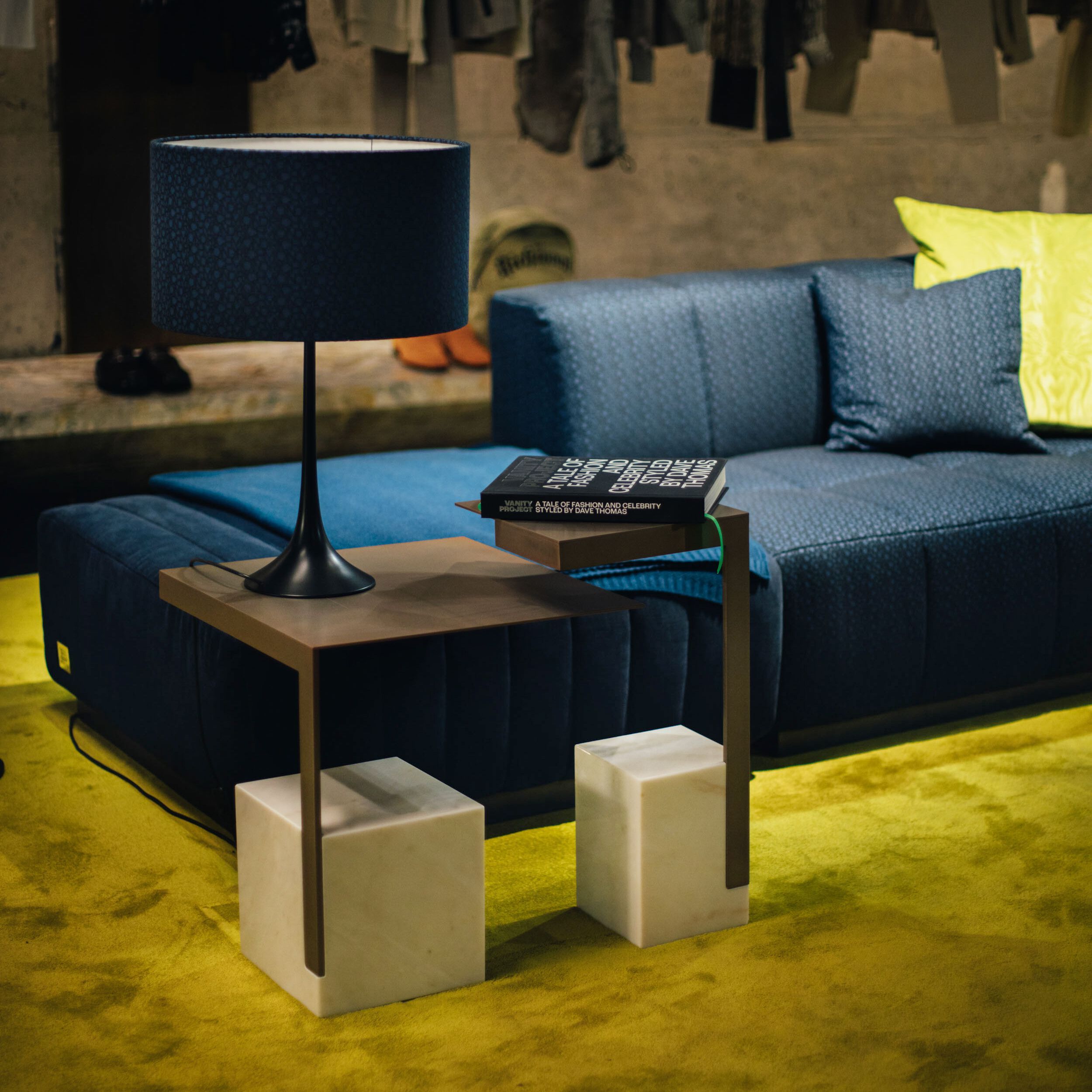 Настольная лампа из ткани и металла Formitalia Джон Ричмонд ARCH-00131748 - Вид №1