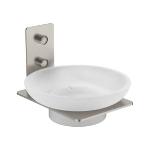 SWENSA Arny — подвесная мыльница из стекла и стали 89368769