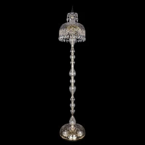 Торшер хрустальный на 5 ламп 150х30 см золото Bohemia Ivele 5877/30-150/G BOHEMIA IVELE ЭЛИТНЫЕ 00-3889419 Золото;прозрачный
