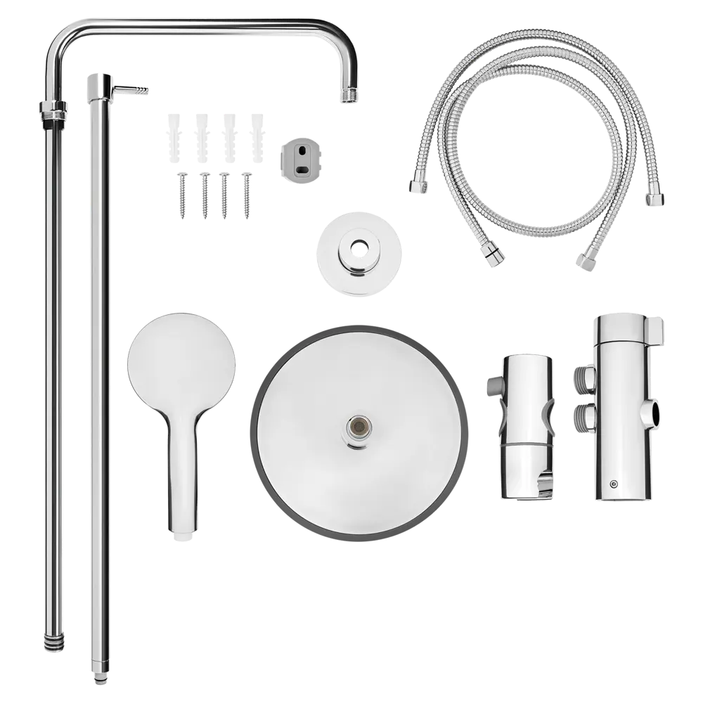 Душевая система KONSENSA Нарни 821372CP 2 режима цвет хром STLM-2035254 - Вид №6