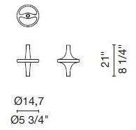 Cappellini Ваза из поликарбоната  Po_9918  - Вид №6