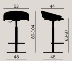 Kastel Кожаный стул для офиса с регулируемой высотой sun-id-1449387 - Вид №2