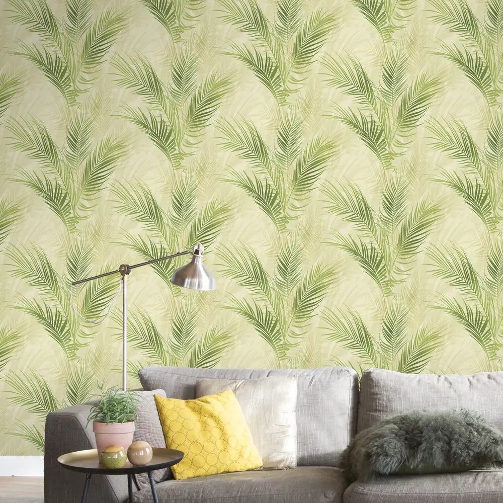 Обои флизелиновые Rasch Selection Vinyl Vlies зелёные 0.53 м 478631 Selection Vinyl/Vlies STLM-2041925 - Вид №2