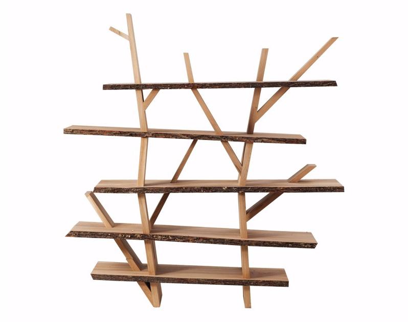 Roche Bobois Открытый книжный шкаф из массива дерева sun-id-1379745 - Вид №1