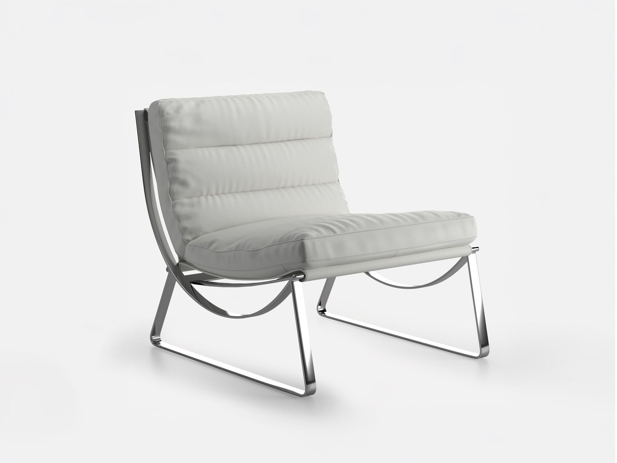 Кожаное кресло с салазками Natuzzi Italia CAMMEO ARCH-00137164 - Вид №5