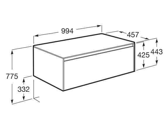 Деревянный умывальник Roca UNIK A85172 / A85173 ARCH-00056050 - Вид №24