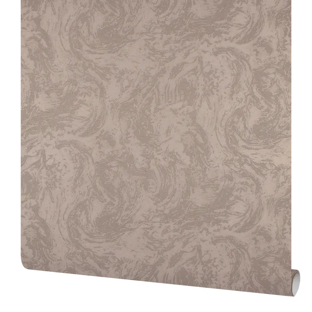 Флизелиновые обои BELVINIL Аликанте с абстрактным узором в теплых коричневых тонах 89407996 STLM-1564495