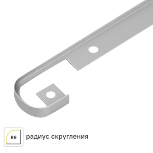 Планка соединительная Т-образная R9 60x2.8 см для столешницы 2.8 см цвет алюминий