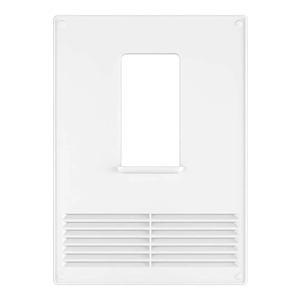 Вентиляционная решетка с вертикальным фланцем Fonet 180x250 мм пластик цвет белый STLM-2125897 - Вид №3