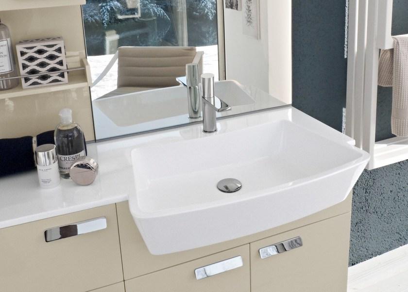 Ideagroup Лаковая тумба под умывальник с дверцами My fly evo sun-id-1349600 - Вид №1