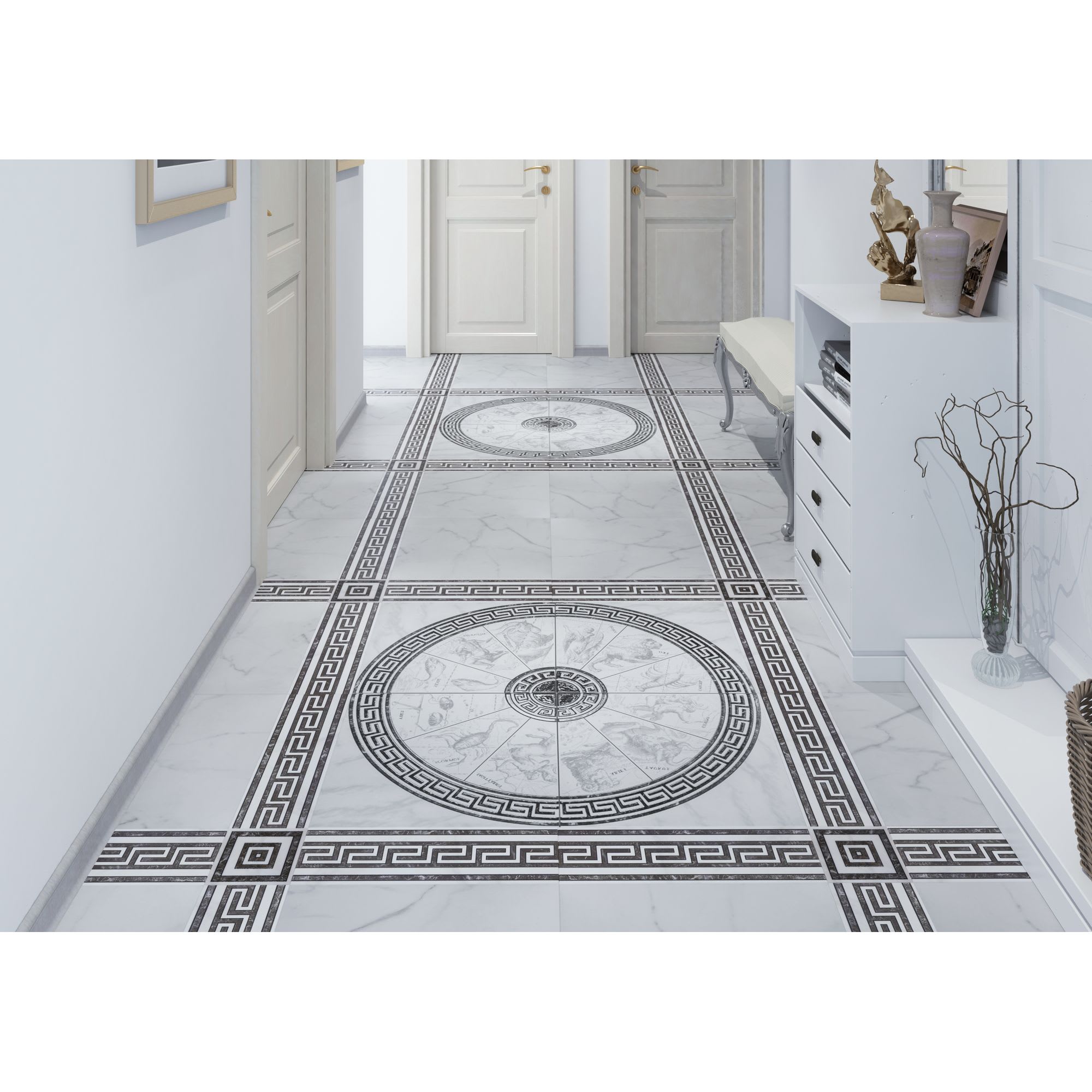 13778153 Декор напольный «» 13.7x13.7 см цвет серый Alon Santreyd  - Вид №4