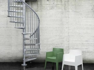 Fontanot Винтовая лестница из оцинкованной стали для улицы Pixima