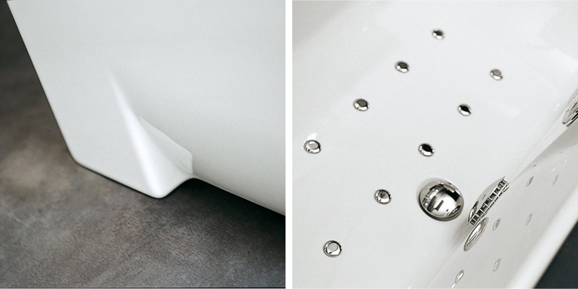 Ванна угловая с гидромассажем Kali 180 см Karolitalia BLUBLEUKALIBLUTWO180 - Вид №1